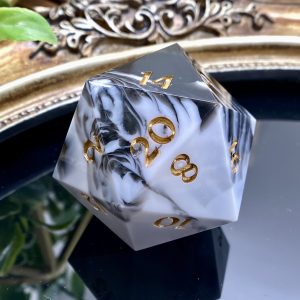 Marble 30MM d20 Chonk