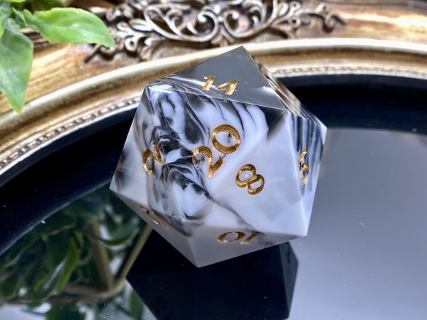 Marble 30MM d20 Chonk