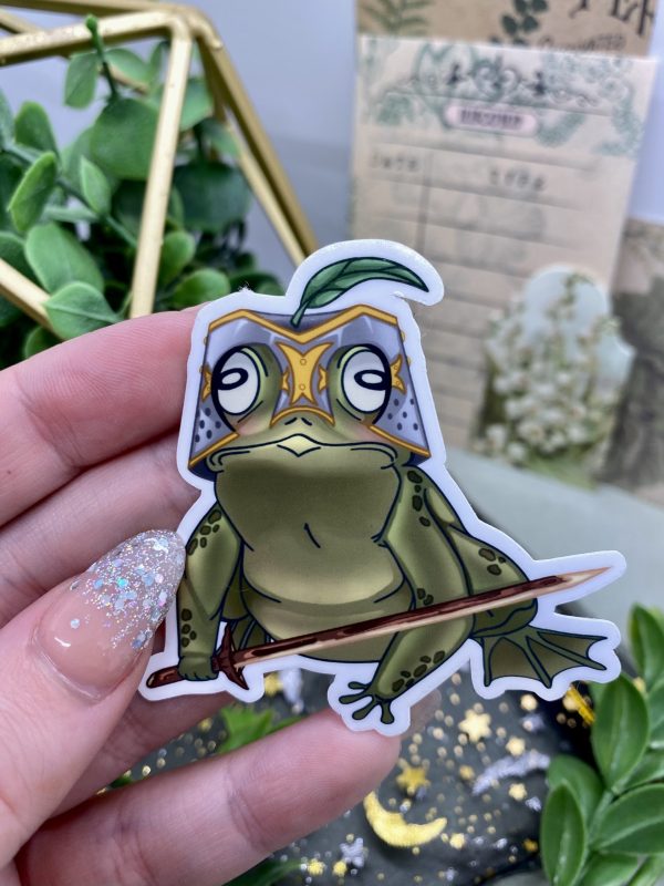 Toad Knight | Glossy Waterproof Sticker