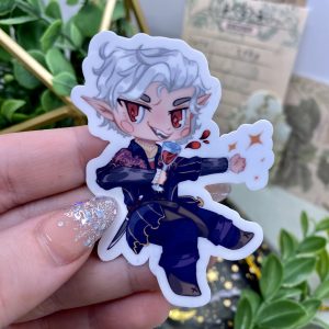 Pale Elf || Waterproof Glossy Sticker