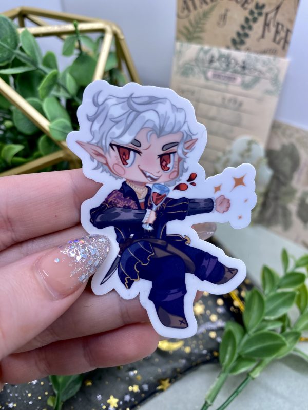 Pale Elf || Waterproof Glossy Sticker