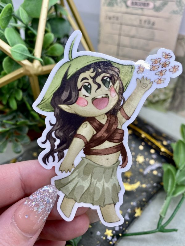 The Bog Witch Plays || Waterproof Glossy Sticker